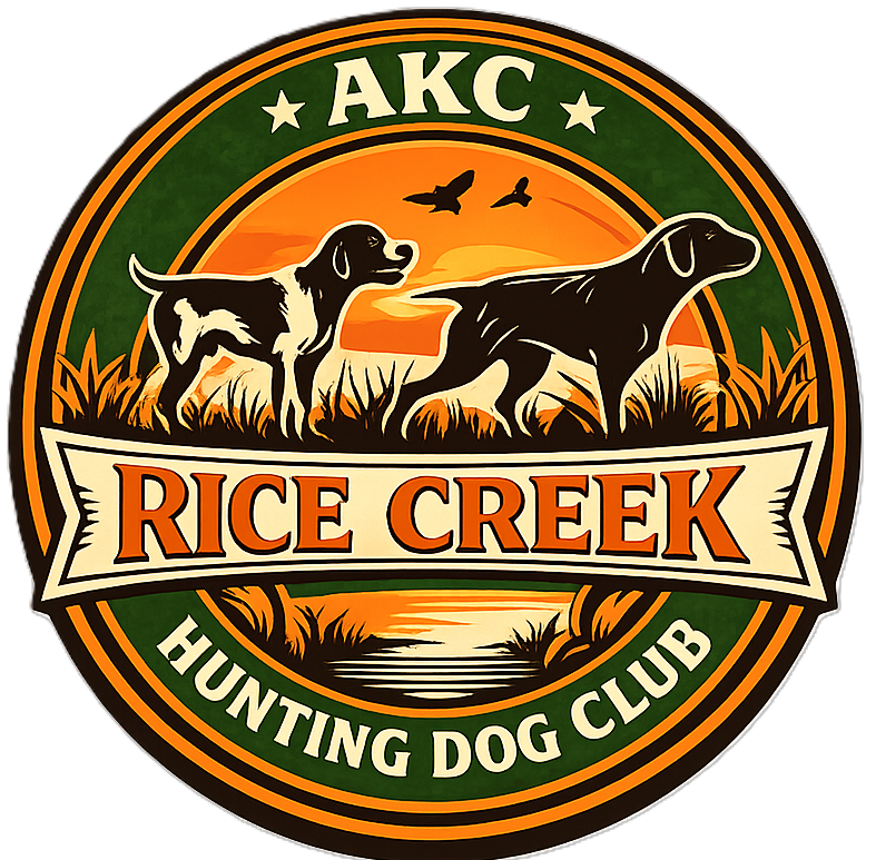 Rice Creek Hunting Dog Club logo